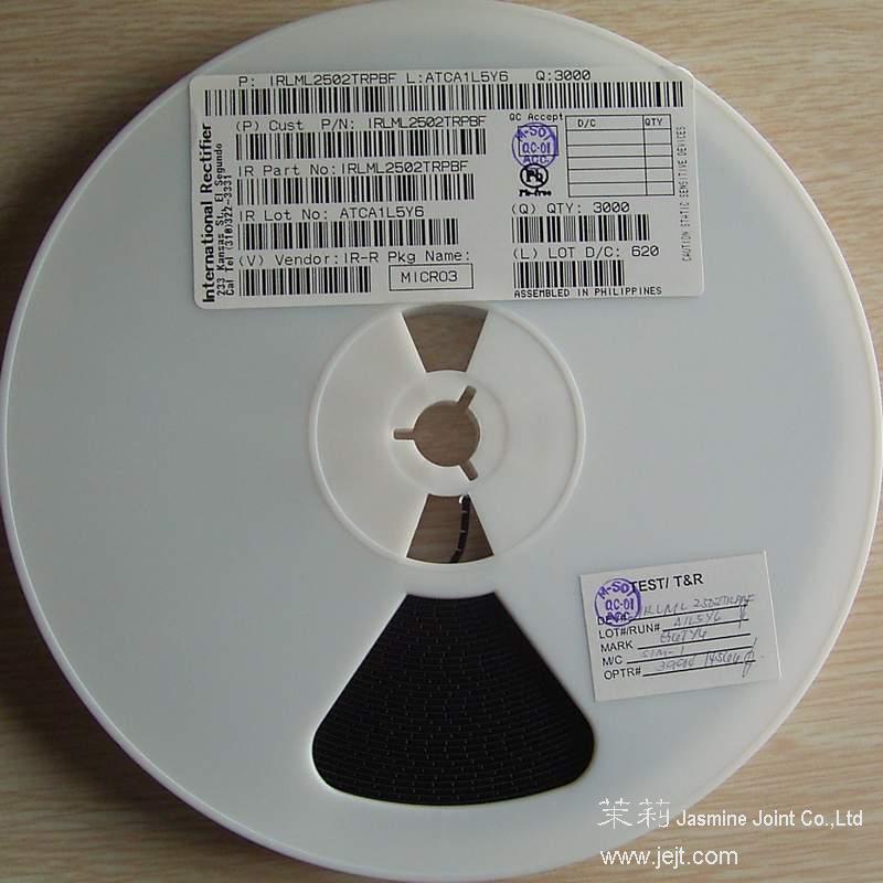 IRLML2502TRPBF label reel.JPG