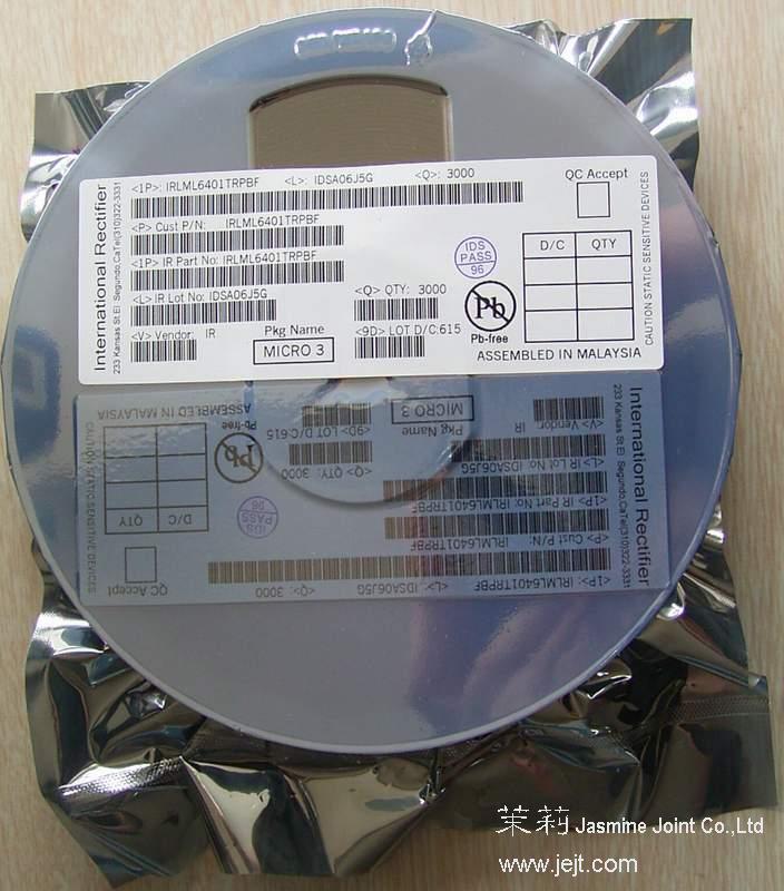 IRLML6401TRPBF label reel.JPG