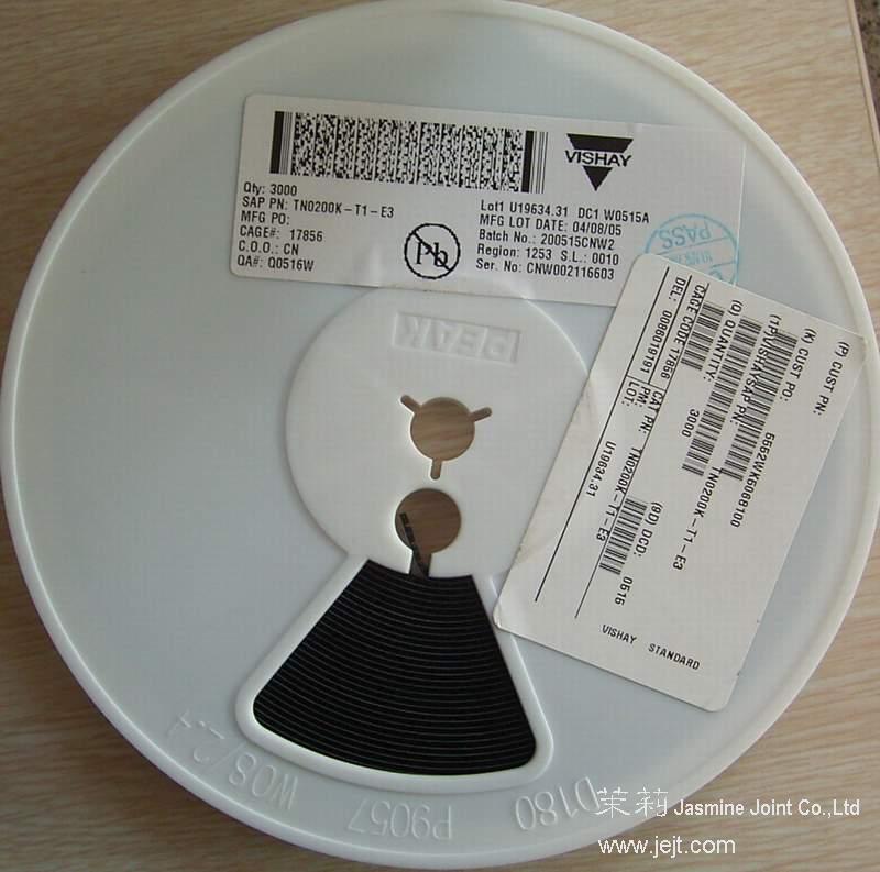 TN0200K-T1-E3 label reel_dc 0515_.JPG